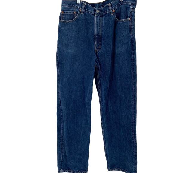 Levi's 550 Jeans Mens Size 40 X 34 Relaxed Straight Medium Wash Blue - Picture 1 of 13
